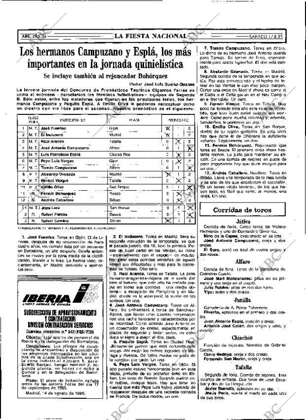 ABC MADRID 17-08-1985 página 34