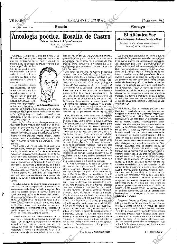 ABC MADRID 17-08-1985 página 42