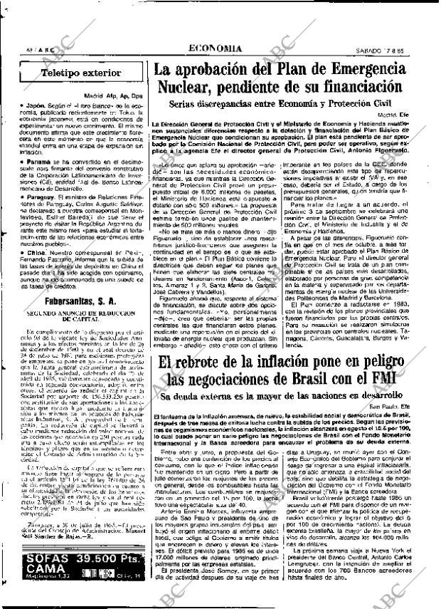 ABC MADRID 17-08-1985 página 48