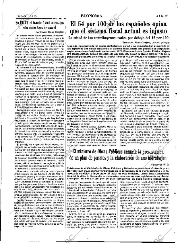 ABC MADRID 17-08-1985 página 49