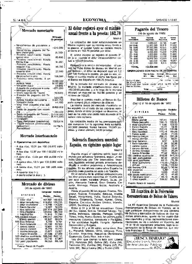 ABC MADRID 17-08-1985 página 52
