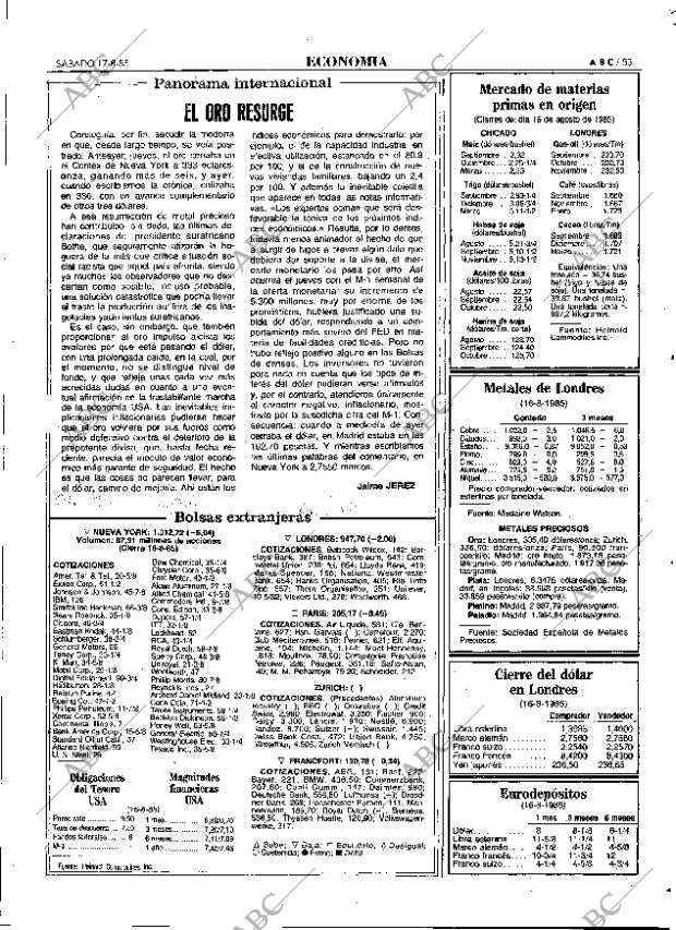 ABC MADRID 17-08-1985 página 53