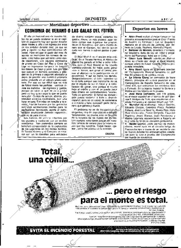 ABC MADRID 17-08-1985 página 57