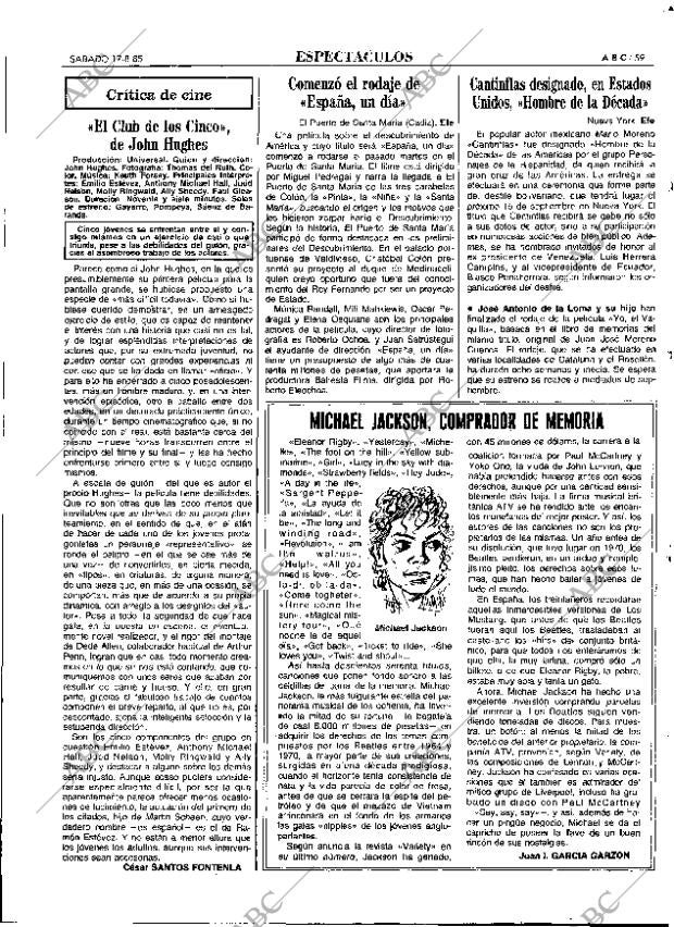 ABC MADRID 17-08-1985 página 59