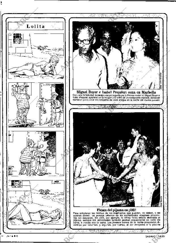 ABC MADRID 17-08-1985 página 74