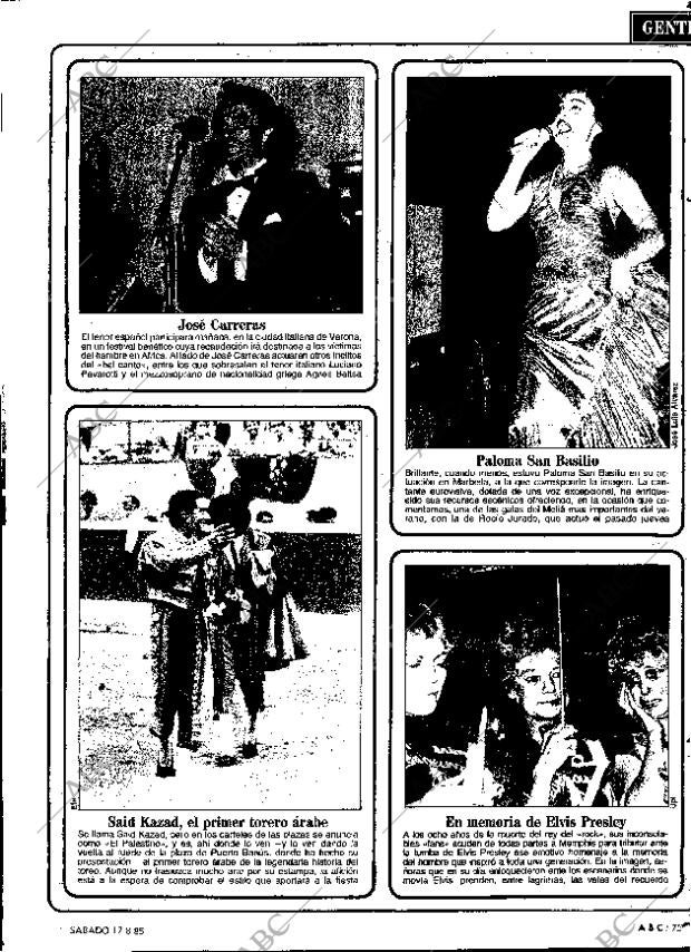 ABC MADRID 17-08-1985 página 75