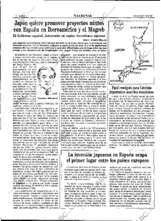 ABC MADRID 18-08-1985 página 16