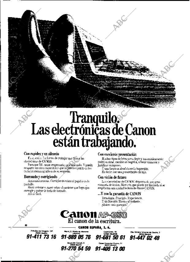 ABC MADRID 18-08-1985 página 2