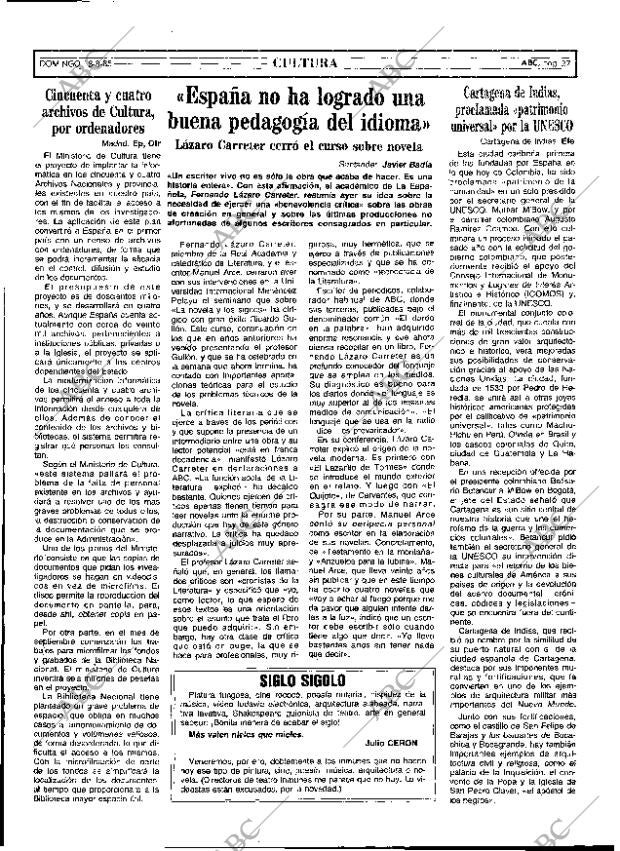 ABC MADRID 18-08-1985 página 27