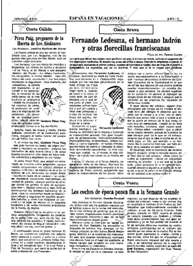 ABC MADRID 18-08-1985 página 31