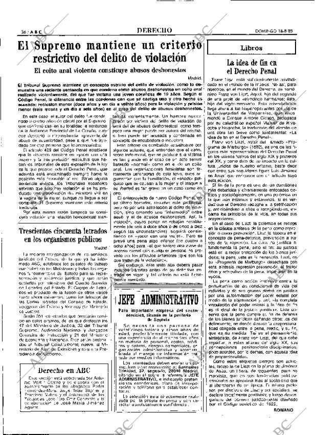 ABC MADRID 18-08-1985 página 36