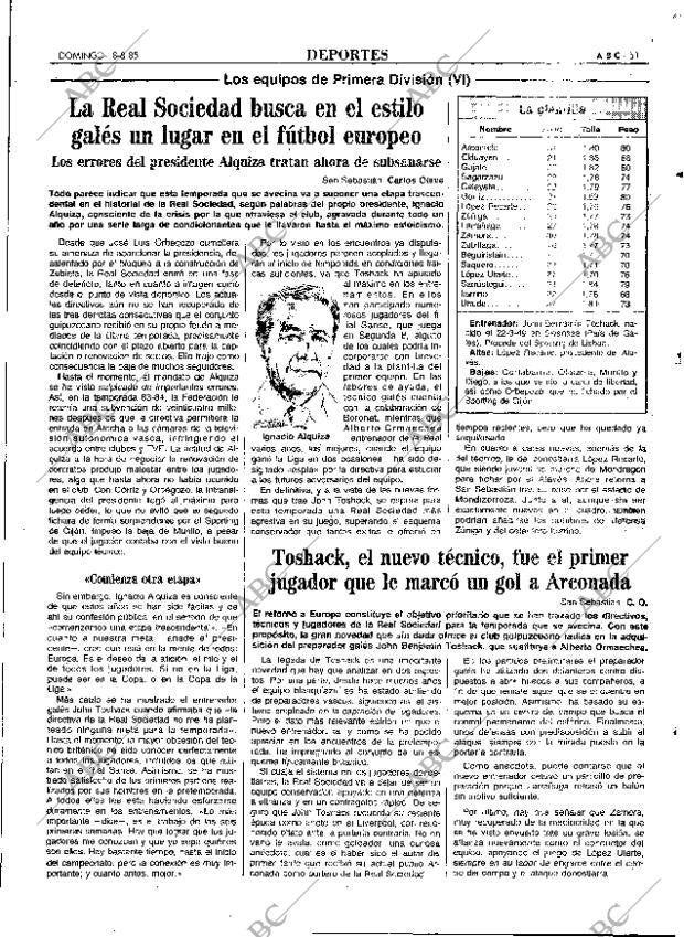 ABC MADRID 18-08-1985 página 51