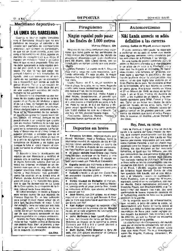 ABC MADRID 18-08-1985 página 52