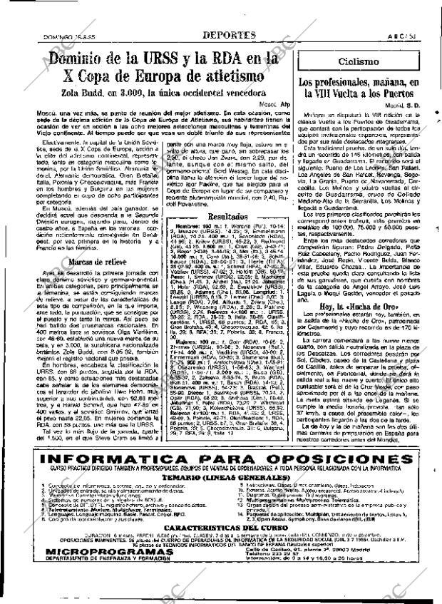 ABC MADRID 18-08-1985 página 53