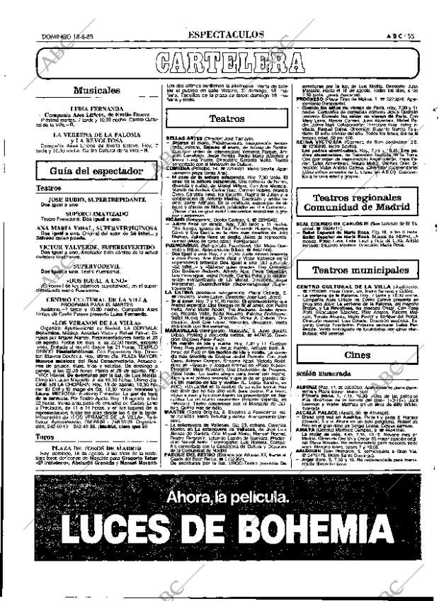 ABC MADRID 18-08-1985 página 55
