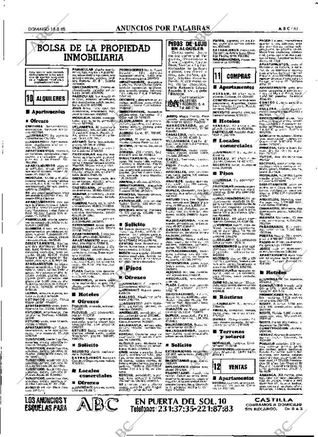 ABC MADRID 18-08-1985 página 61