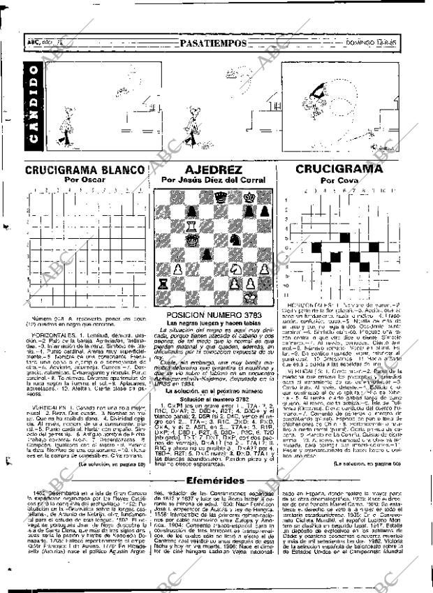 ABC MADRID 18-08-1985 página 72