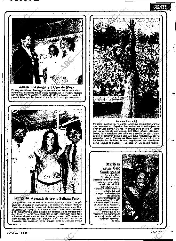 ABC MADRID 18-08-1985 página 75