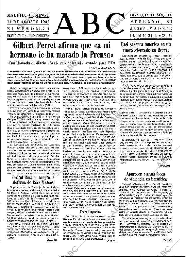ABC MADRID 18-08-1985 página 9