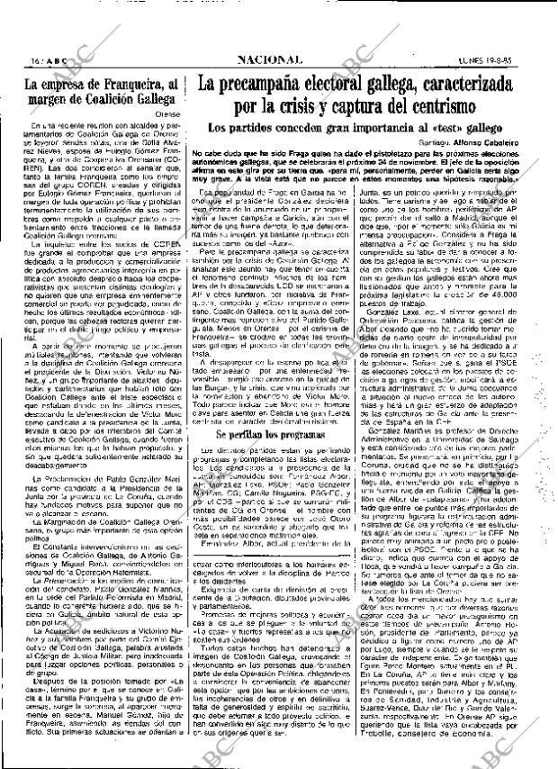 ABC MADRID 19-08-1985 página 16
