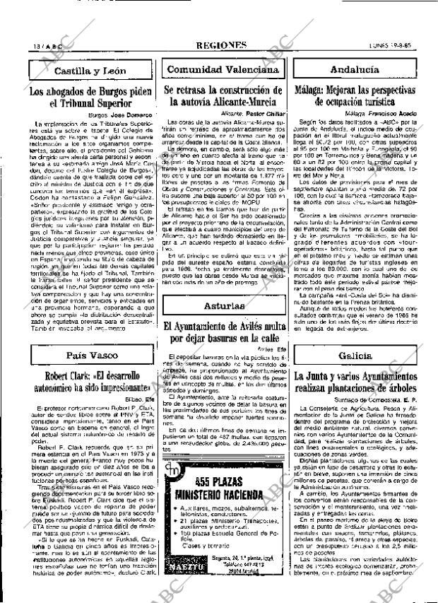 ABC MADRID 19-08-1985 página 18