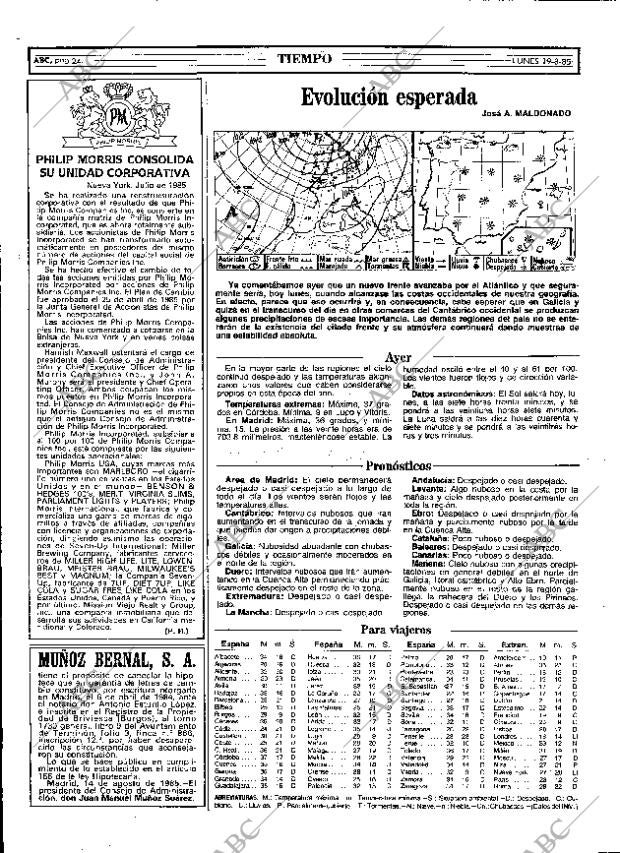 ABC MADRID 19-08-1985 página 24