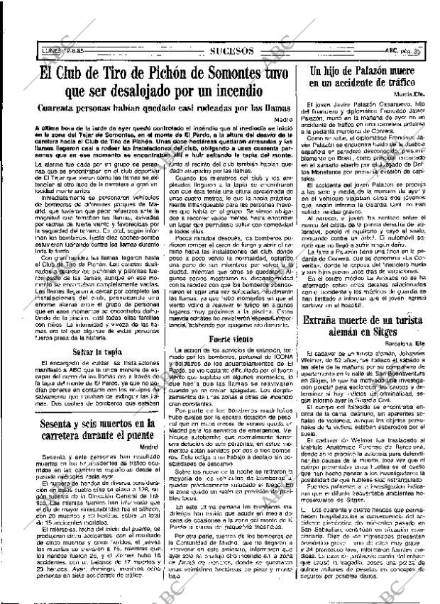 ABC MADRID 19-08-1985 página 35