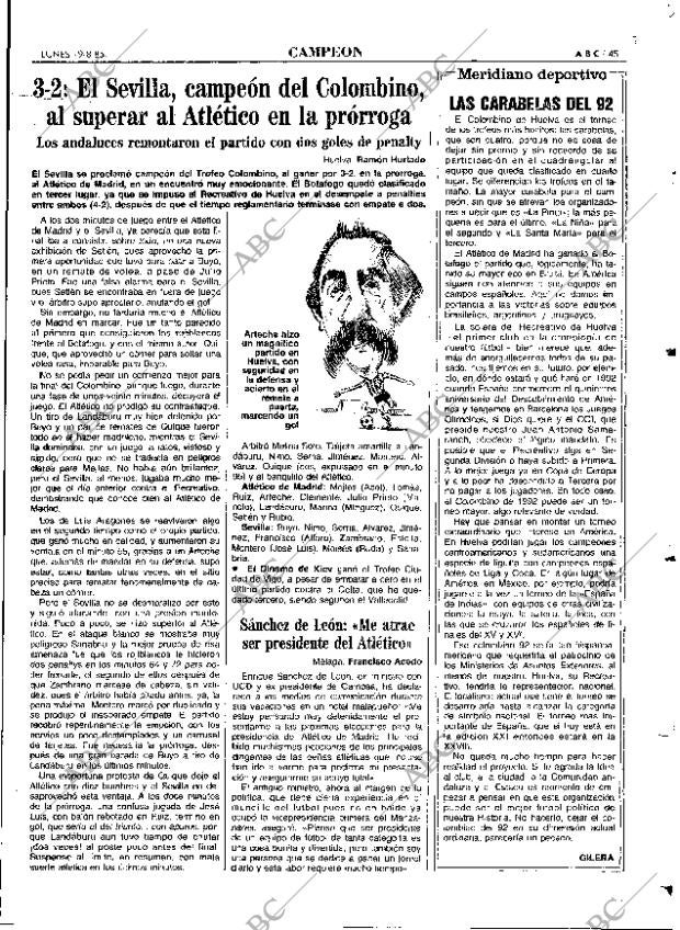 ABC MADRID 19-08-1985 página 45