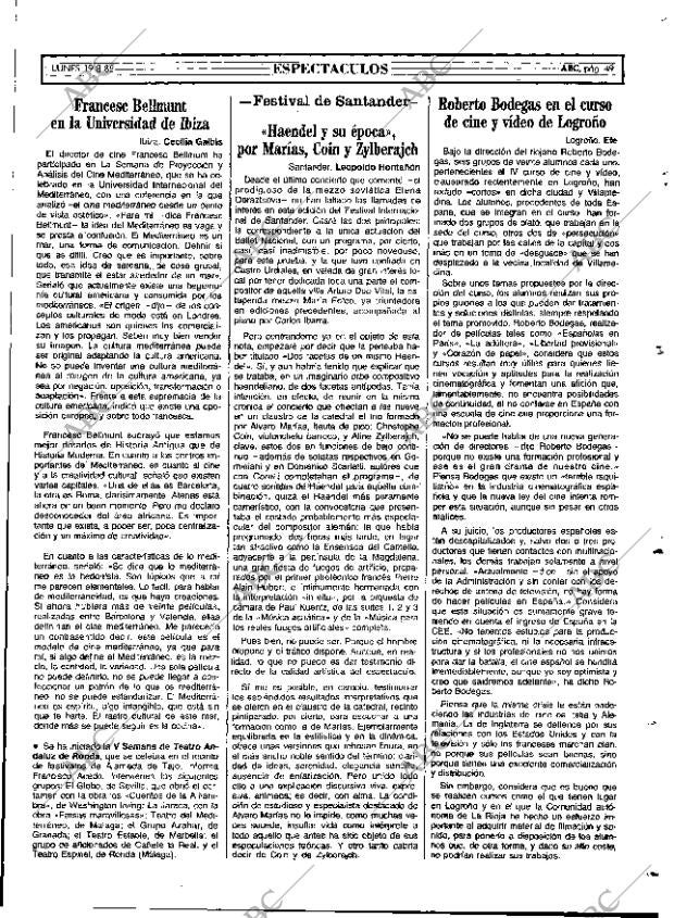 ABC MADRID 19-08-1985 página 49