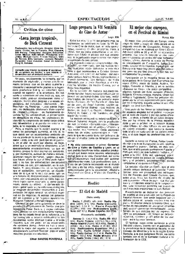 ABC MADRID 19-08-1985 página 50