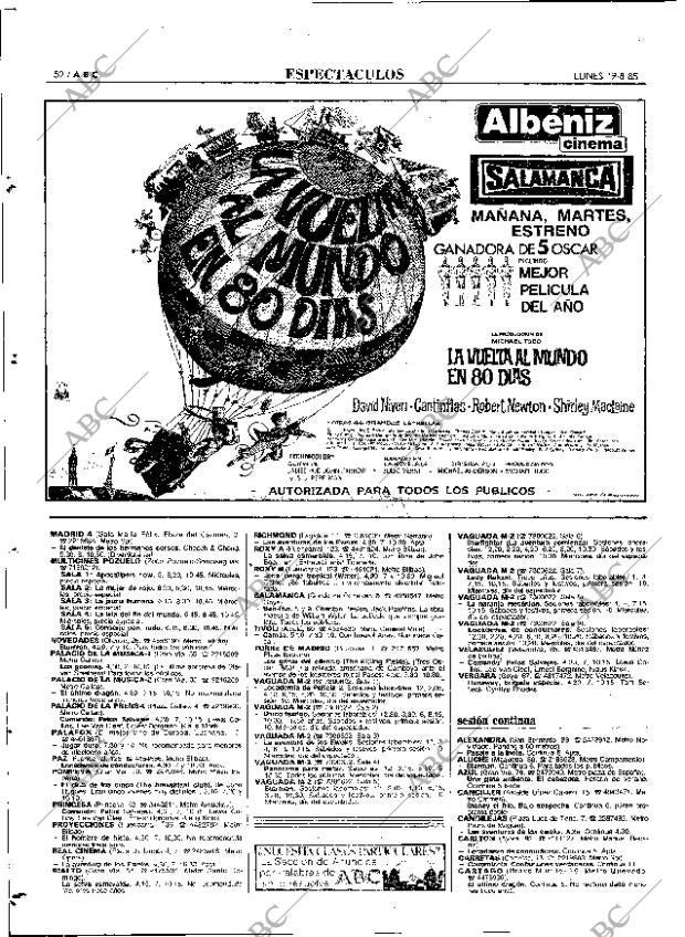 ABC MADRID 19-08-1985 página 52