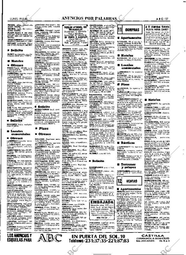 ABC MADRID 19-08-1985 página 57