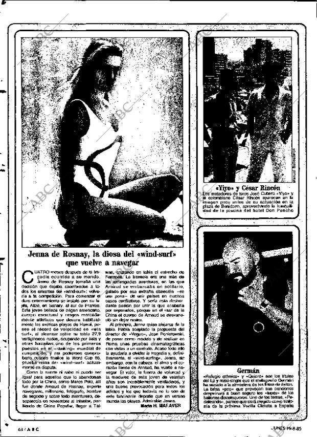 ABC MADRID 19-08-1985 página 68