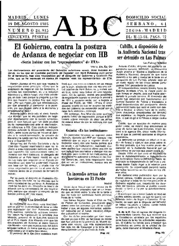 ABC MADRID 19-08-1985 página 9