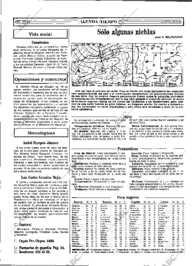ABC MADRID 20-08-1985 página 24