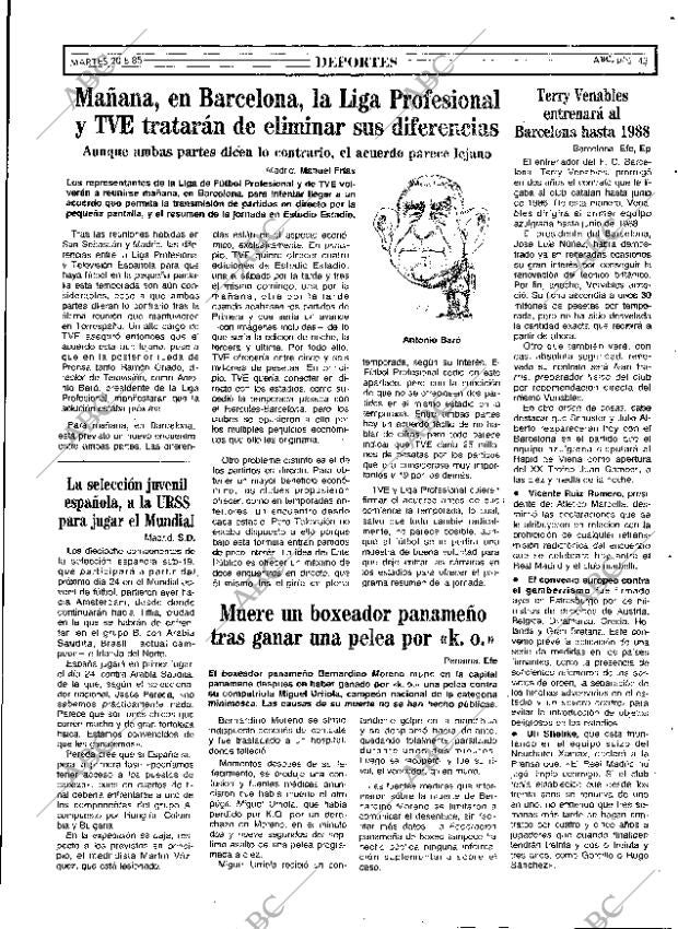 ABC MADRID 20-08-1985 página 45