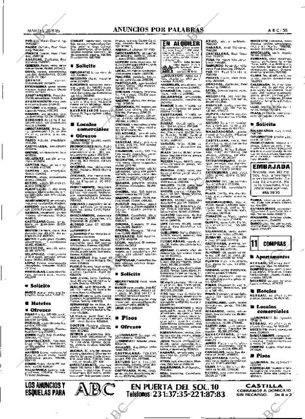 ABC MADRID 20-08-1985 página 55