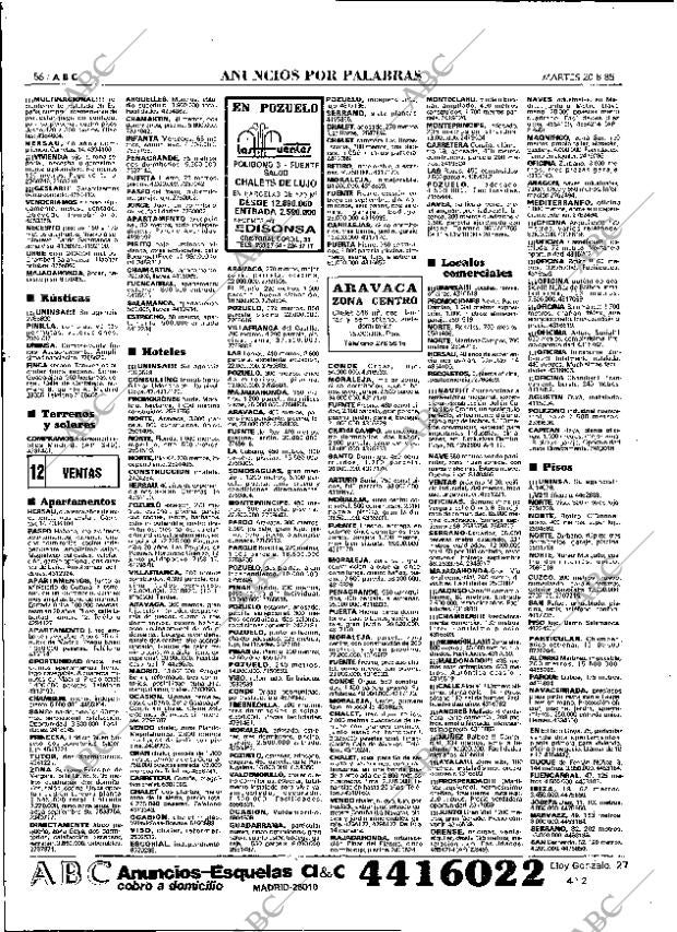 ABC MADRID 20-08-1985 página 56