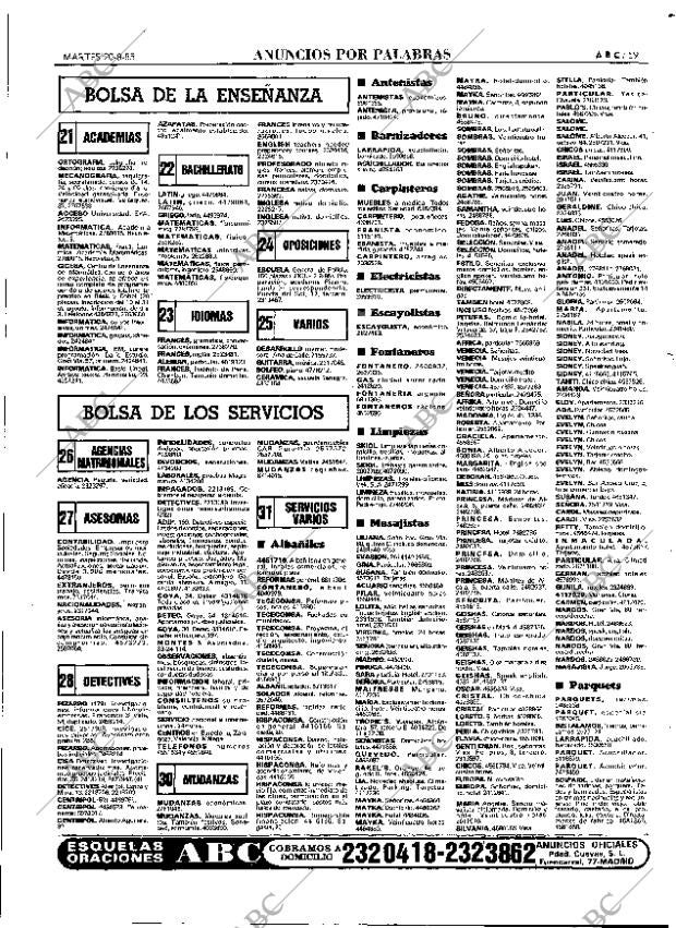 ABC MADRID 20-08-1985 página 59