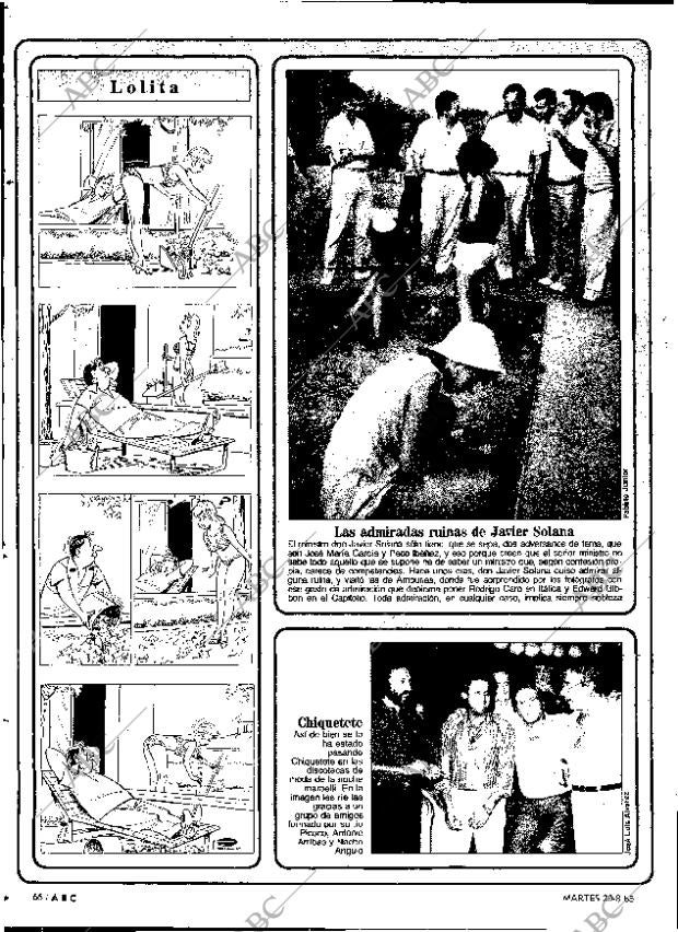 ABC MADRID 20-08-1985 página 66