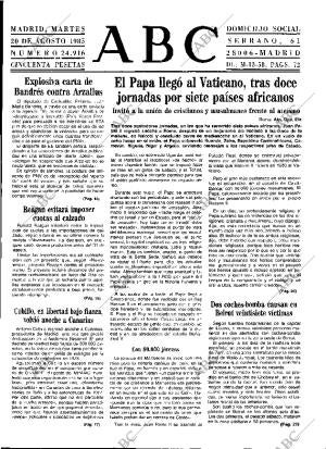 ABC MADRID 20-08-1985 página 9