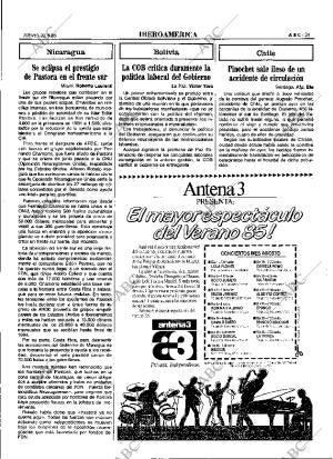 ABC MADRID 22-08-1985 página 21