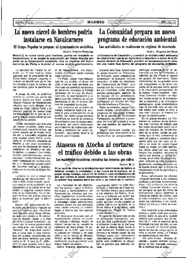 ABC MADRID 22-08-1985 página 23