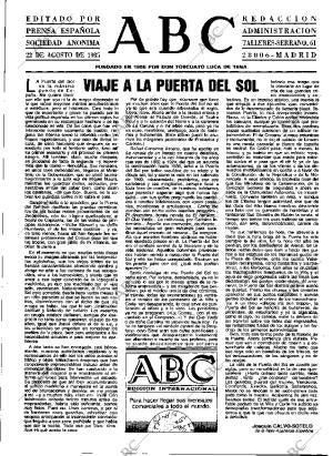ABC MADRID 22-08-1985 página 3