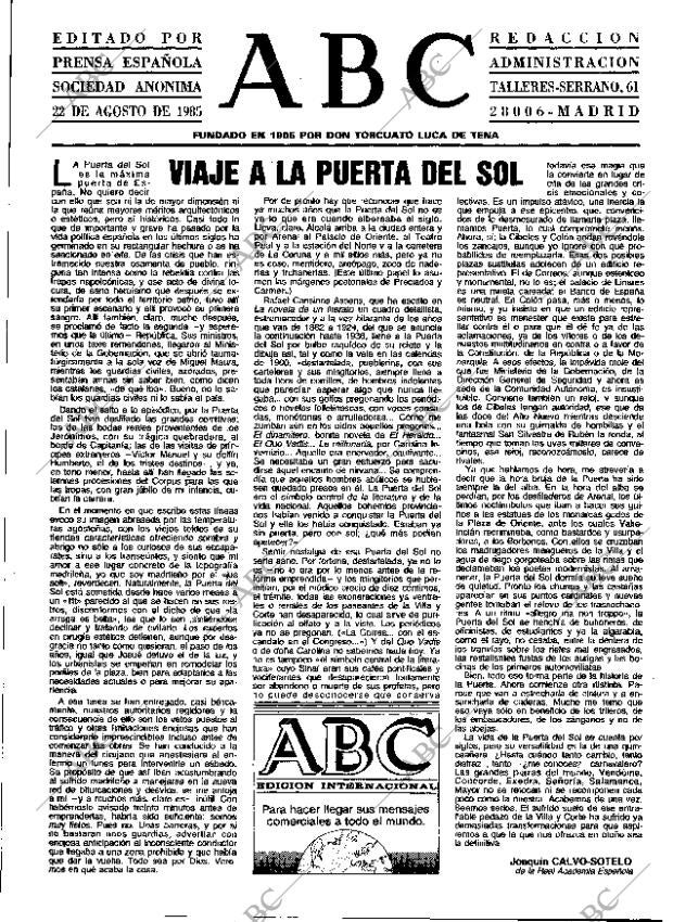 ABC MADRID 22-08-1985 página 3