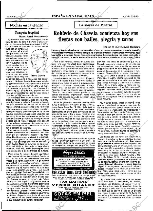 ABC MADRID 22-08-1985 página 30