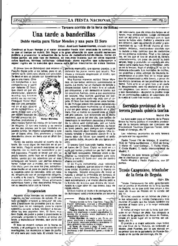 ABC MADRID 22-08-1985 página 33