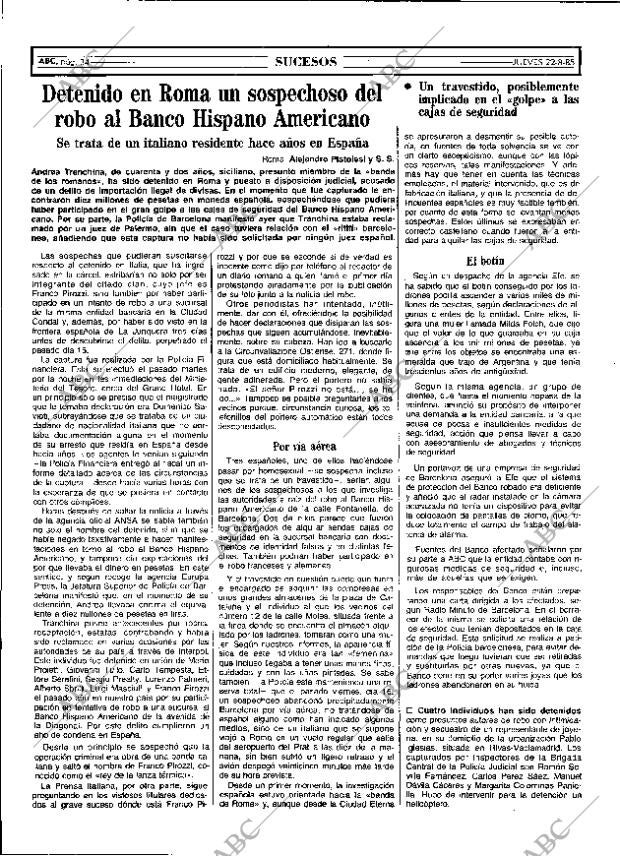 ABC MADRID 22-08-1985 página 34