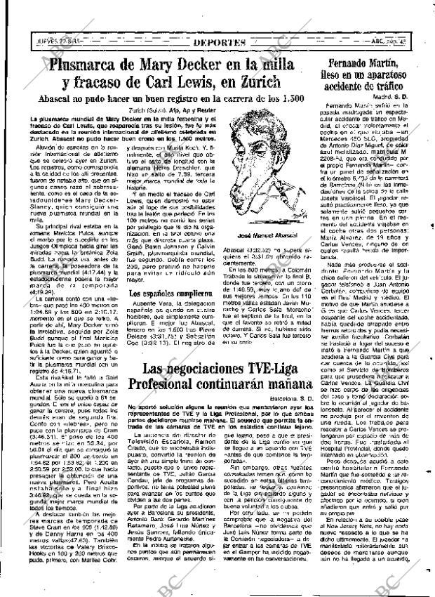 ABC MADRID 22-08-1985 página 45