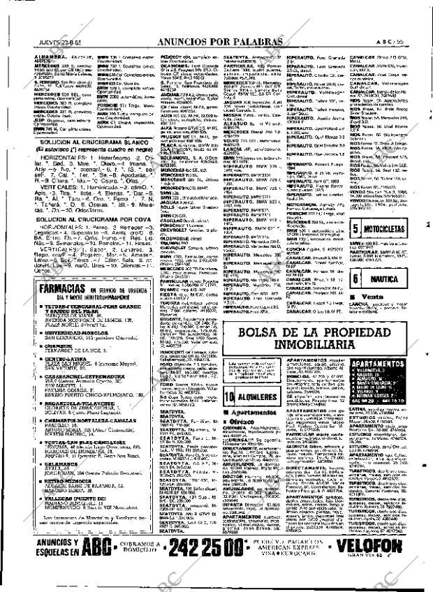 ABC MADRID 22-08-1985 página 55